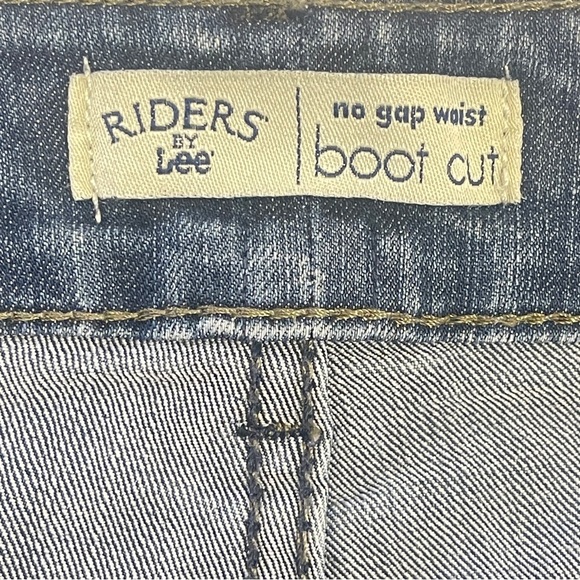 Lee Rider Boot Cut size 12L Classic Blue Denim Jeans - Mint - Picture 3 of 4